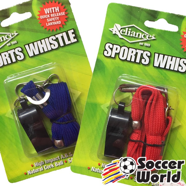Whistle Plastic W/Safety Lanyard