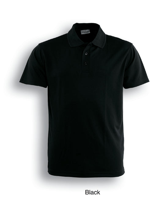 Plain Breezeway Polo Yth - Black