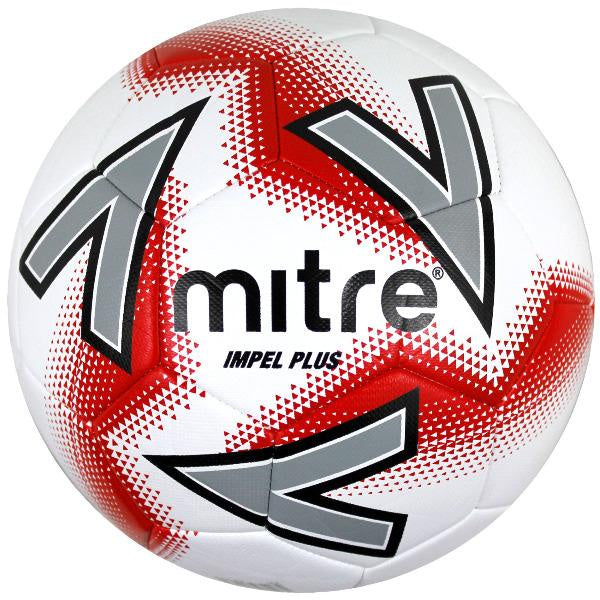 Mitre Impel Plus Football White/Red