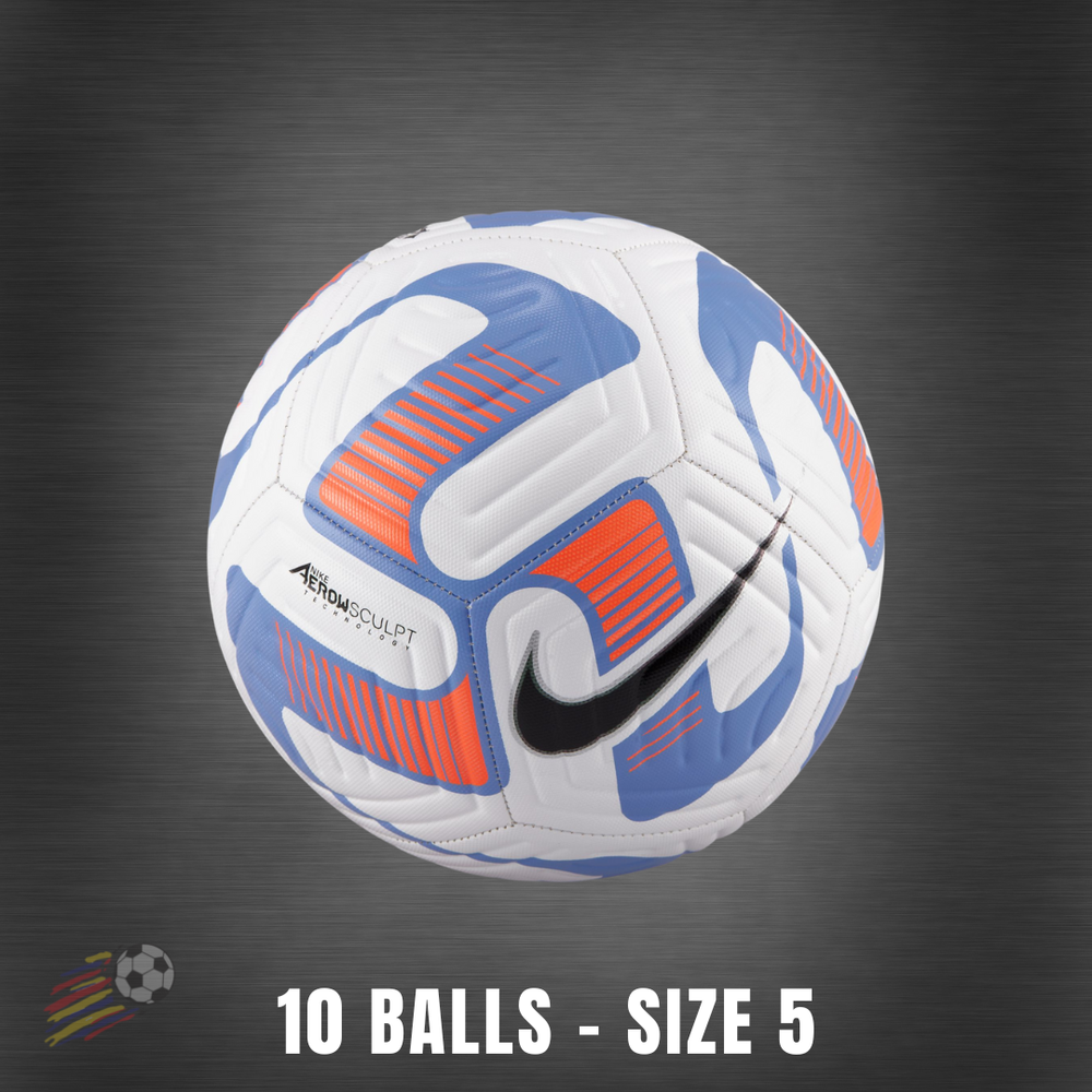 Balls Pack - 10 x Nike Academy Ball White/Light Thistle/Black | Size 5