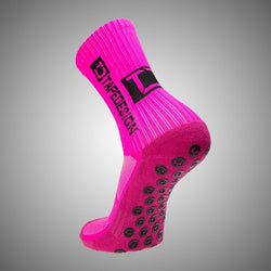 Tapedesign Classic Grip Socks Neon Pink
