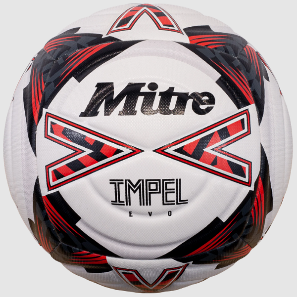 Mitre Impel Evo 24 football - White/Black/Red