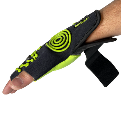 Futsal Gloves - Lime Green & Black