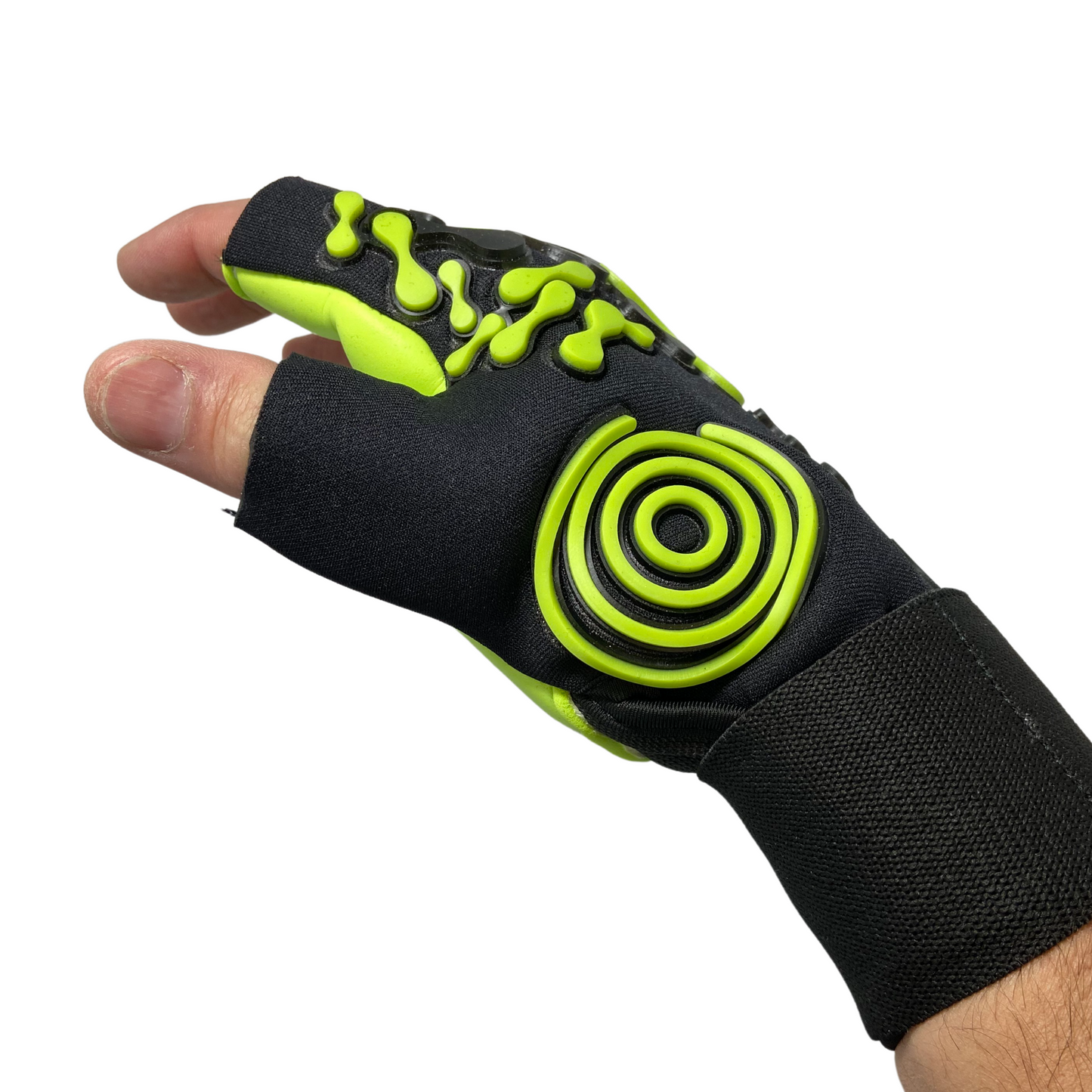 Futsal Gloves - Lime Green & Black