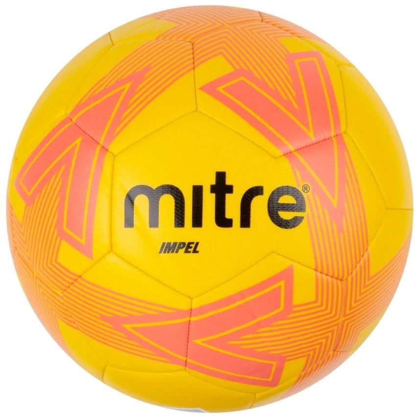 Mitre Impel One Football - Yellow/Pink