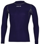 Mitre Long Sleeve Compression Top - Navy
