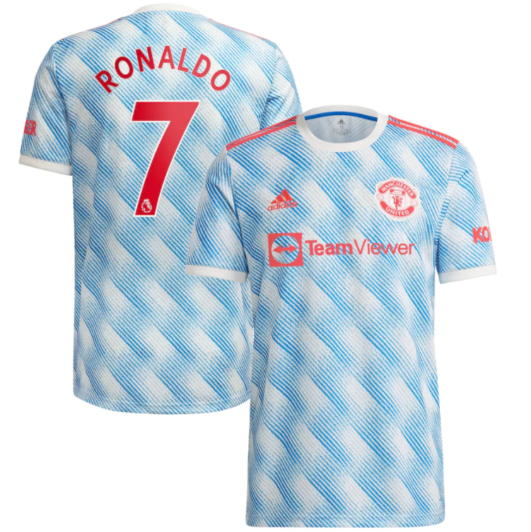 Ronaldo 7 Name-set - Away (PRINT ONLY)(*JERSEY NOT INCLUDED*)