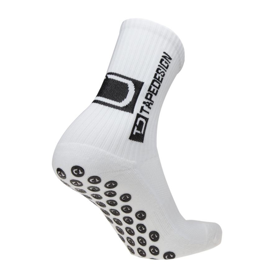 Game Pack | TapeDesign Grip Socks + Footless Socks - White (Size: L)